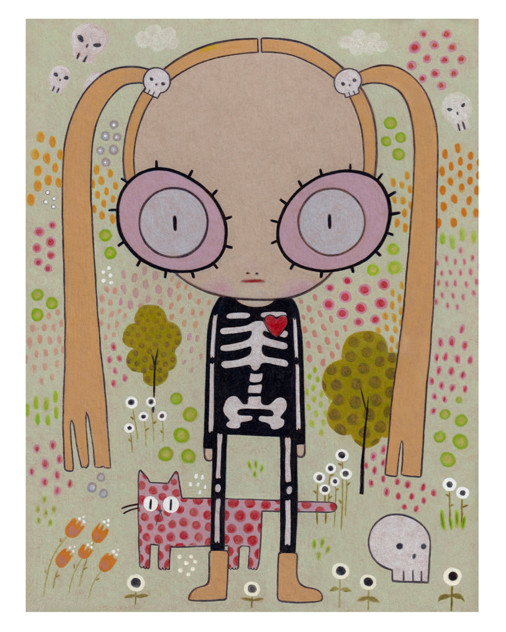 SKELETON PRINT